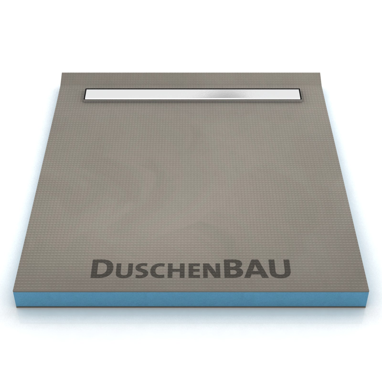 Duschelement 100x100 cm mit APZ106 2-seitiges Gefälle Boardstärke 40 mm