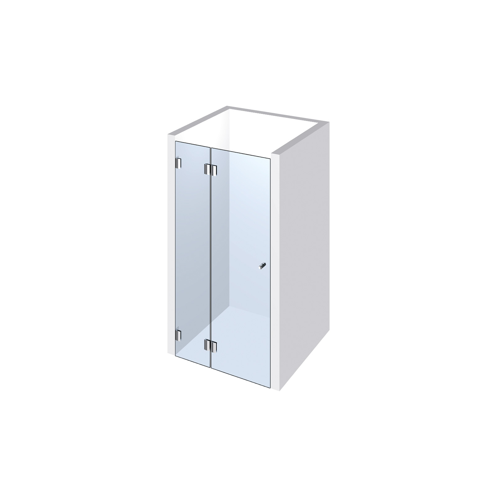 Echtglasdusche Typ 104
