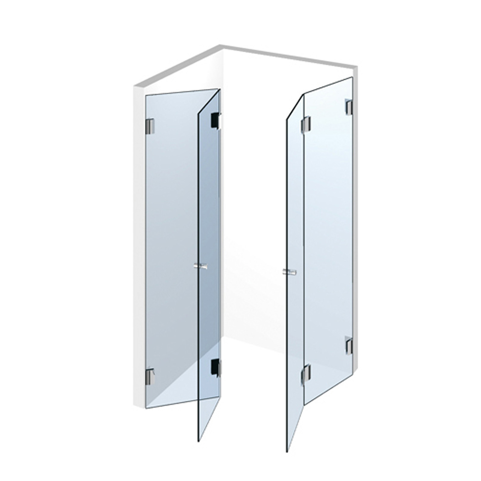 Echtglasdusche Typ 216