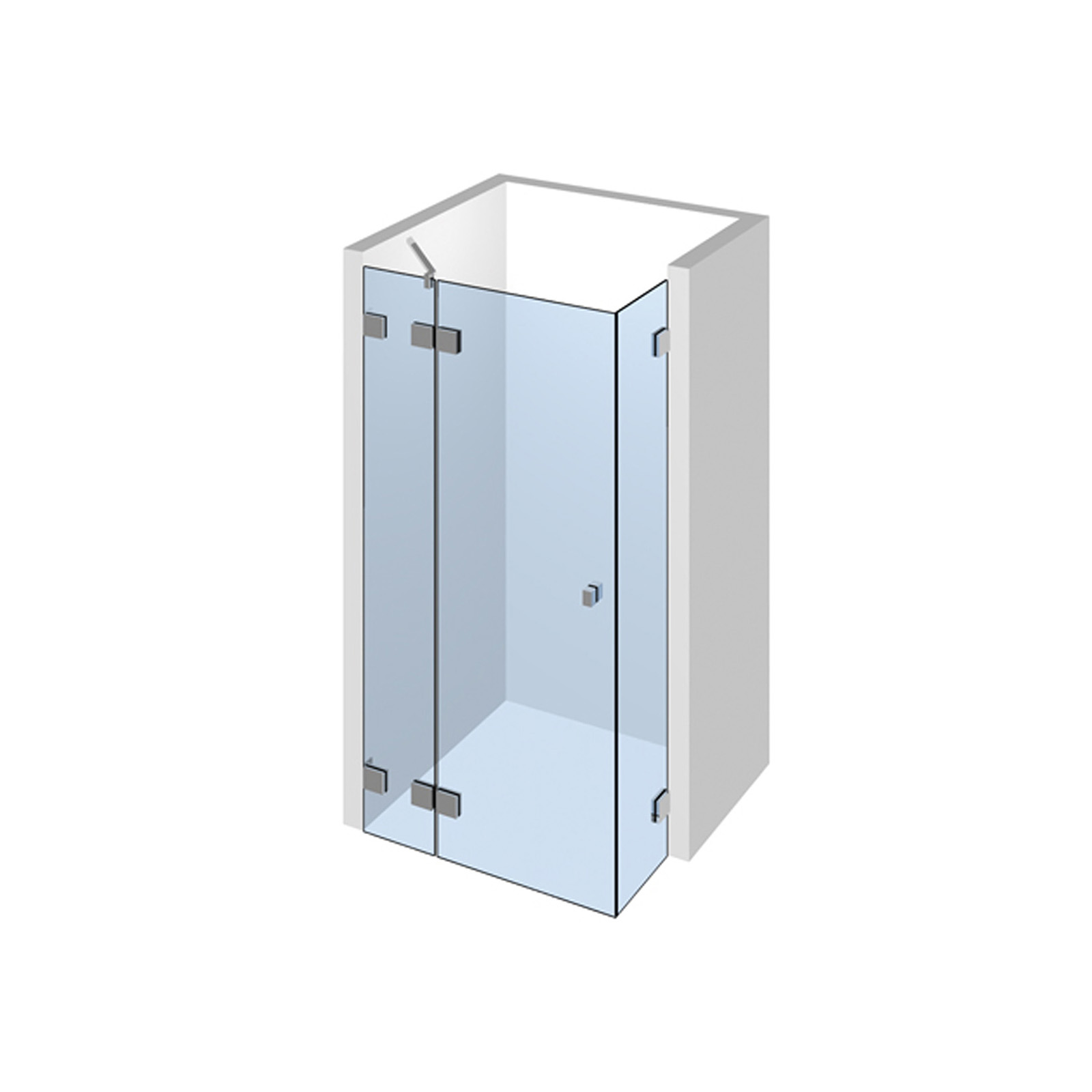 Echtglasdusche Typ 223