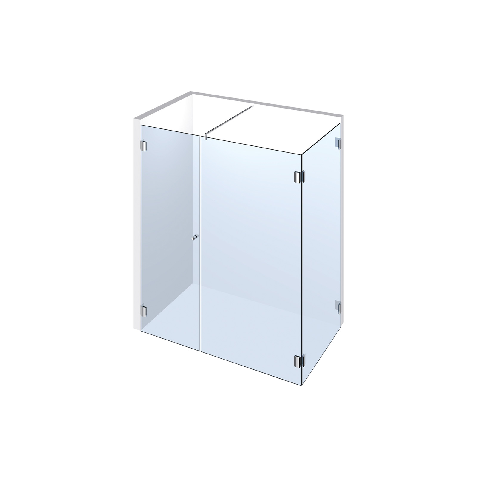 Echtglasdusche Typ 205