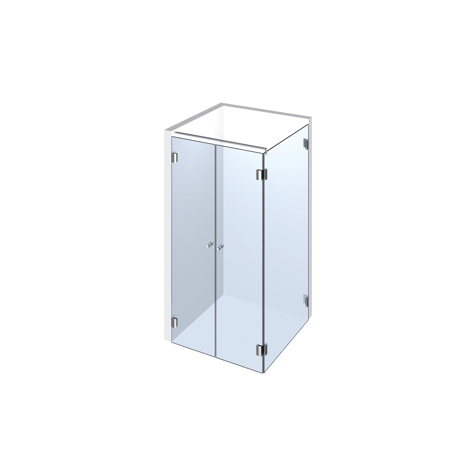 Echtglasdusche Typ 211