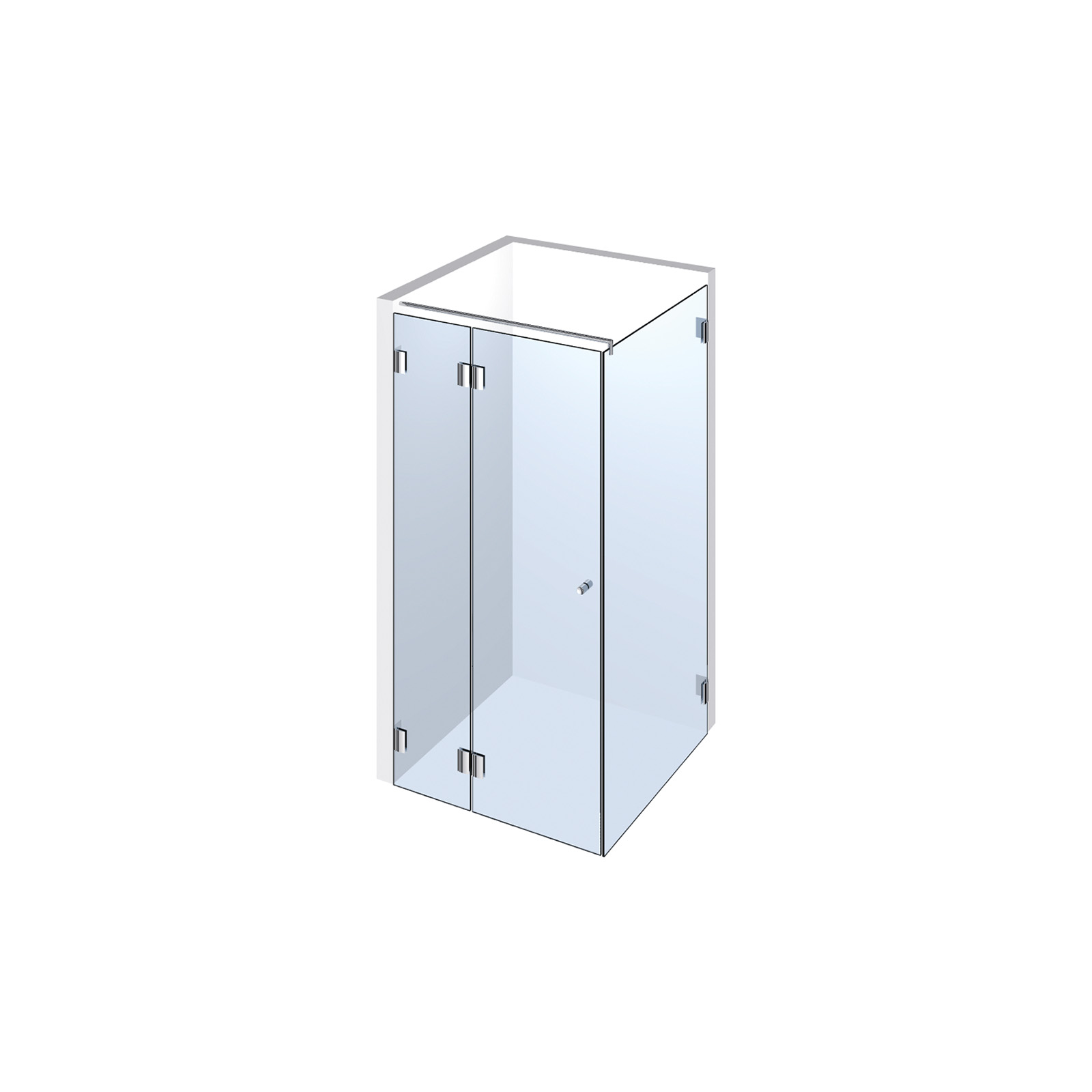 Echtglasdusche Typ 210